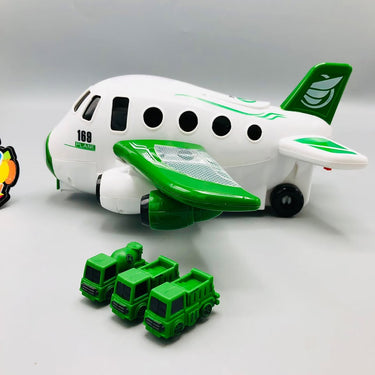 9* Inches 3in1 Battery Operated Stunt Catapult Plane With Light & Music